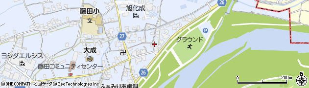 和歌山県御坊市藤田町藤井2283周辺の地図