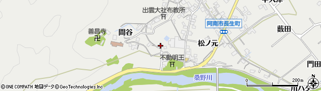 徳島県阿南市長生町諏訪ノ端2周辺の地図