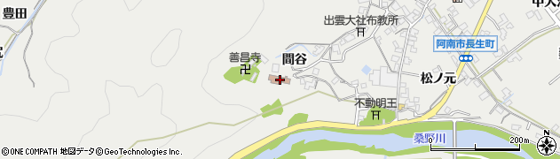 徳島県阿南市長生町間谷32周辺の地図