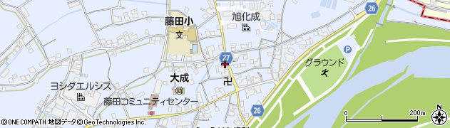 和歌山県御坊市藤田町藤井2066周辺の地図