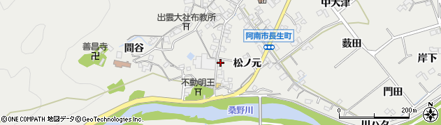 徳島県阿南市長生町諏訪ノ端12周辺の地図