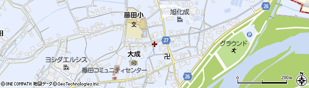 和歌山県御坊市藤田町藤井2071周辺の地図