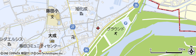 和歌山県御坊市藤田町藤井2286周辺の地図