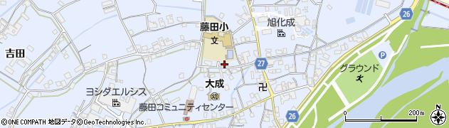 和歌山県御坊市藤田町藤井2095周辺の地図