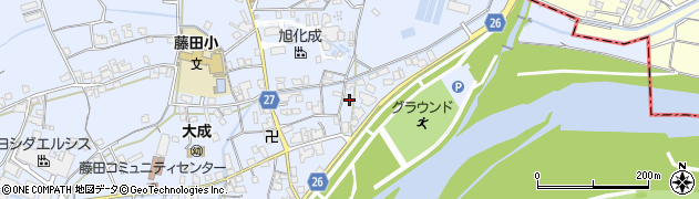 和歌山県御坊市藤田町藤井2282周辺の地図