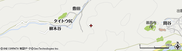 徳島県阿南市長生町楠木谷周辺の地図