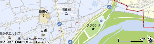 和歌山県御坊市藤田町藤井2281周辺の地図