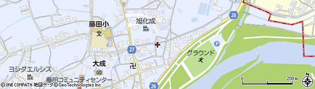 和歌山県御坊市藤田町藤井2237周辺の地図