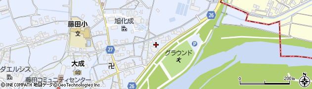 和歌山県御坊市藤田町藤井2288周辺の地図