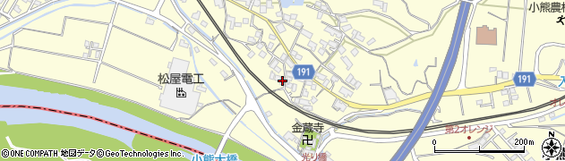 和歌山県日高郡日高川町小熊3393周辺の地図