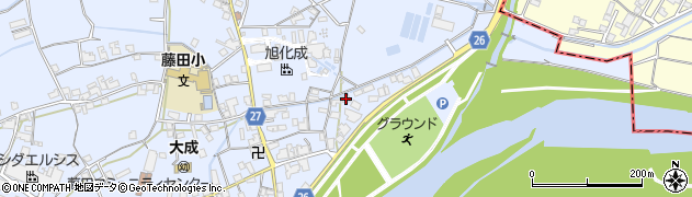 和歌山県御坊市藤田町藤井2290周辺の地図