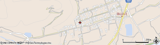 愛媛県西条市丹原町古田1577周辺の地図
