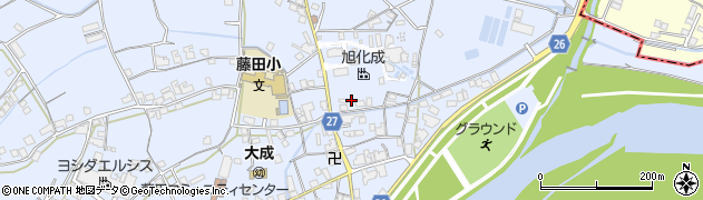 和歌山県御坊市藤田町藤井2251周辺の地図