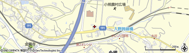 和歌山県日高郡日高川町小熊6081周辺の地図
