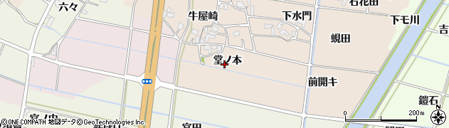 徳島県阿南市才見町（堂ノ本）周辺の地図
