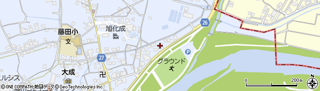 和歌山県御坊市藤田町藤井2297周辺の地図