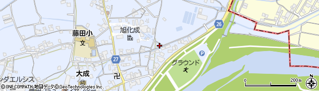 和歌山県御坊市藤田町藤井2291周辺の地図