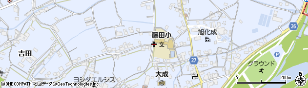 和歌山県御坊市藤田町藤井2048周辺の地図
