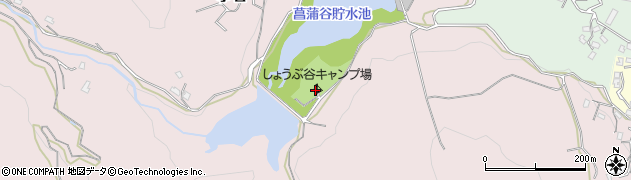 菖蒲谷池自然公園トイレ１周辺の地図
