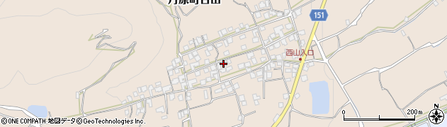 愛媛県西条市丹原町古田1400周辺の地図