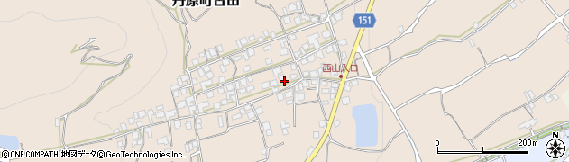 愛媛県西条市丹原町古田1378周辺の地図