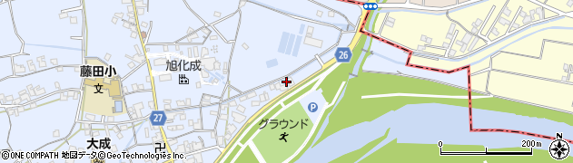 和歌山県御坊市藤田町藤井2311周辺の地図