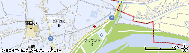 和歌山県御坊市藤田町藤井2313周辺の地図