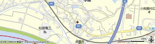 和歌山県日高郡日高川町小熊3434周辺の地図