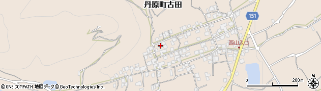 愛媛県西条市丹原町古田1442周辺の地図