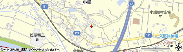 和歌山県日高郡日高川町小熊3459周辺の地図
