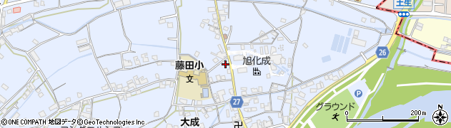 和歌山県御坊市藤田町藤井2054周辺の地図