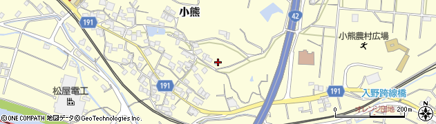 和歌山県日高郡日高川町小熊3229周辺の地図