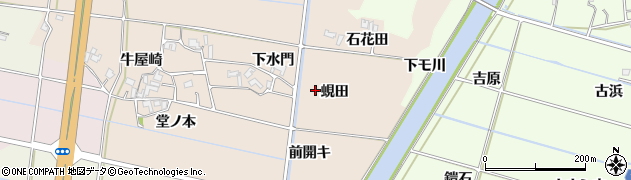徳島県阿南市才見町（蜆田）周辺の地図