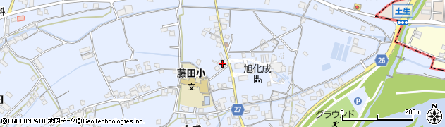 和歌山県御坊市藤田町藤井2033周辺の地図