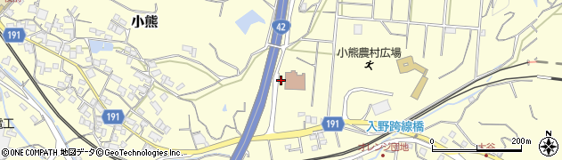 和歌山県日高郡日高川町小熊3774周辺の地図