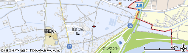 和歌山県御坊市藤田町藤井2304周辺の地図