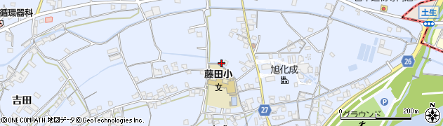 和歌山県御坊市藤田町藤井2038周辺の地図