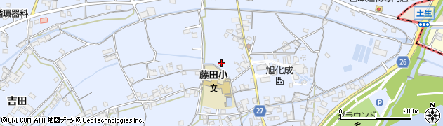 和歌山県御坊市藤田町藤井2039周辺の地図