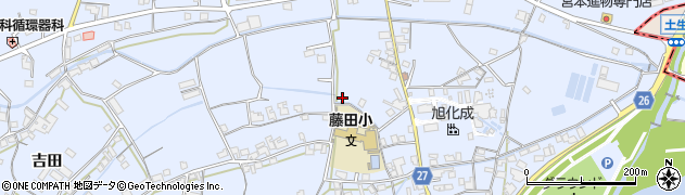 和歌山県御坊市藤田町藤井2046周辺の地図