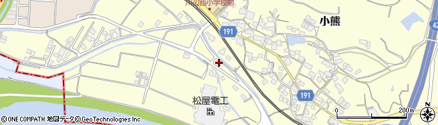 和歌山県日高郡日高川町小熊3559周辺の地図