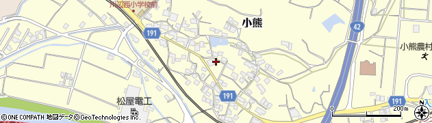和歌山県日高郡日高川町小熊3410周辺の地図