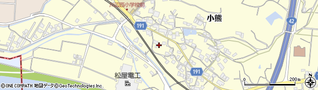 和歌山県日高郡日高川町小熊3366周辺の地図