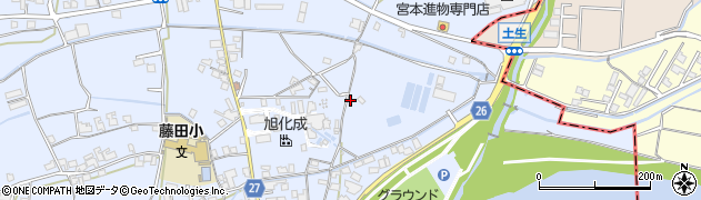 和歌山県御坊市藤田町藤井2305周辺の地図