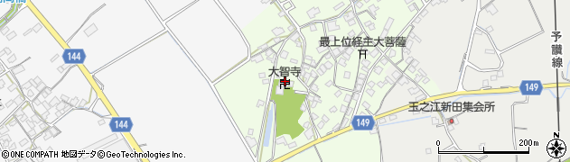 大智寺周辺の地図