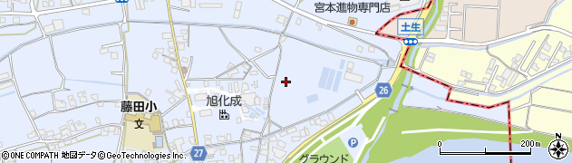 和歌山県御坊市藤田町藤井2306周辺の地図