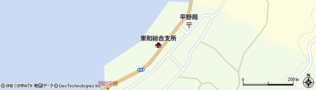 周防大島町役場教育委員会　社会教育課周辺の地図