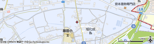 和歌山県御坊市藤田町藤井2030周辺の地図