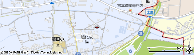 和歌山県御坊市藤田町藤井2268周辺の地図