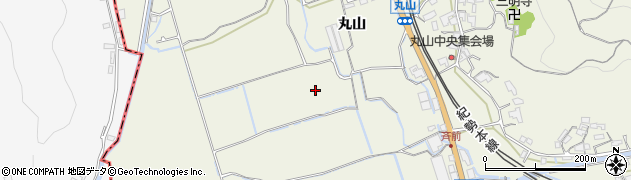 和歌山県御坊市湯川町（丸山）周辺の地図