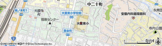 福岡県北九州市門司区中二十町7周辺の地図